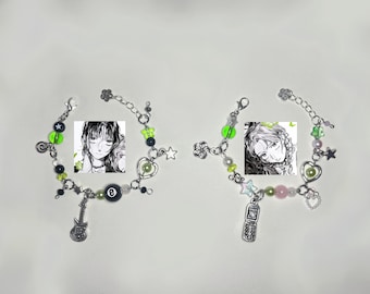 tgswiiwagaa bijpassende armbanden bijpassende vriendschap paar beste vriend armbanden anime Hachi nana y2k coquette grunge softcore ster