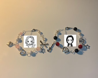 Nana bijpassende vriendschapspaar beste vriend armbanden anime Hachi nana y2k coquette grunge softcore ster aardbei gitaar cadeau voor een vriend
