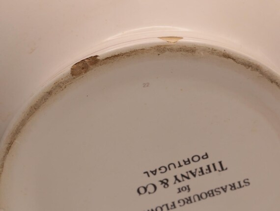 Tiffany & Co. Ceramic Floral Pitcher – Vintage Snake Handle Vessel