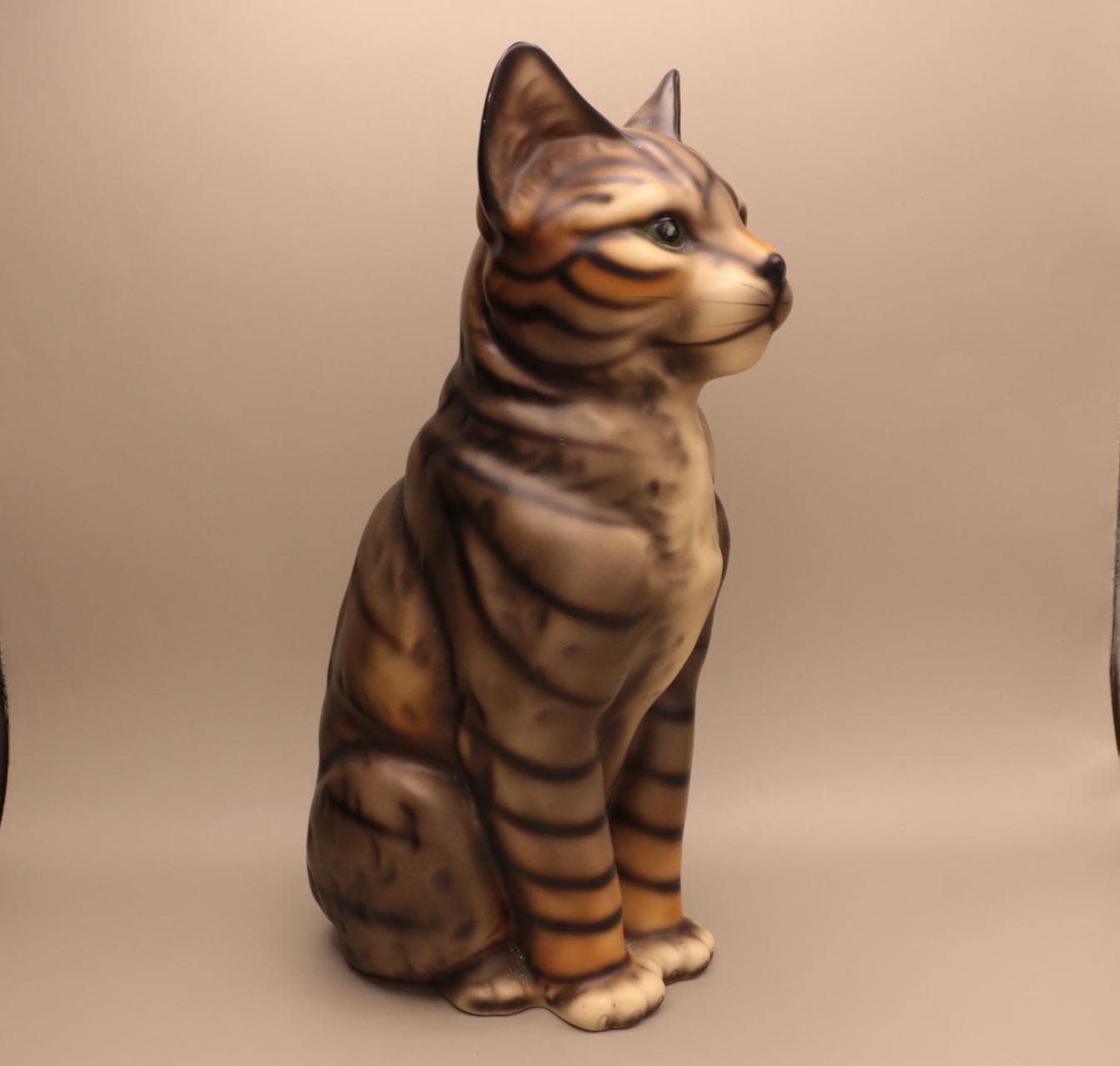 Vintage Harvey Knox Japan Tabby Cat Figurine | Mid Century Ceramic