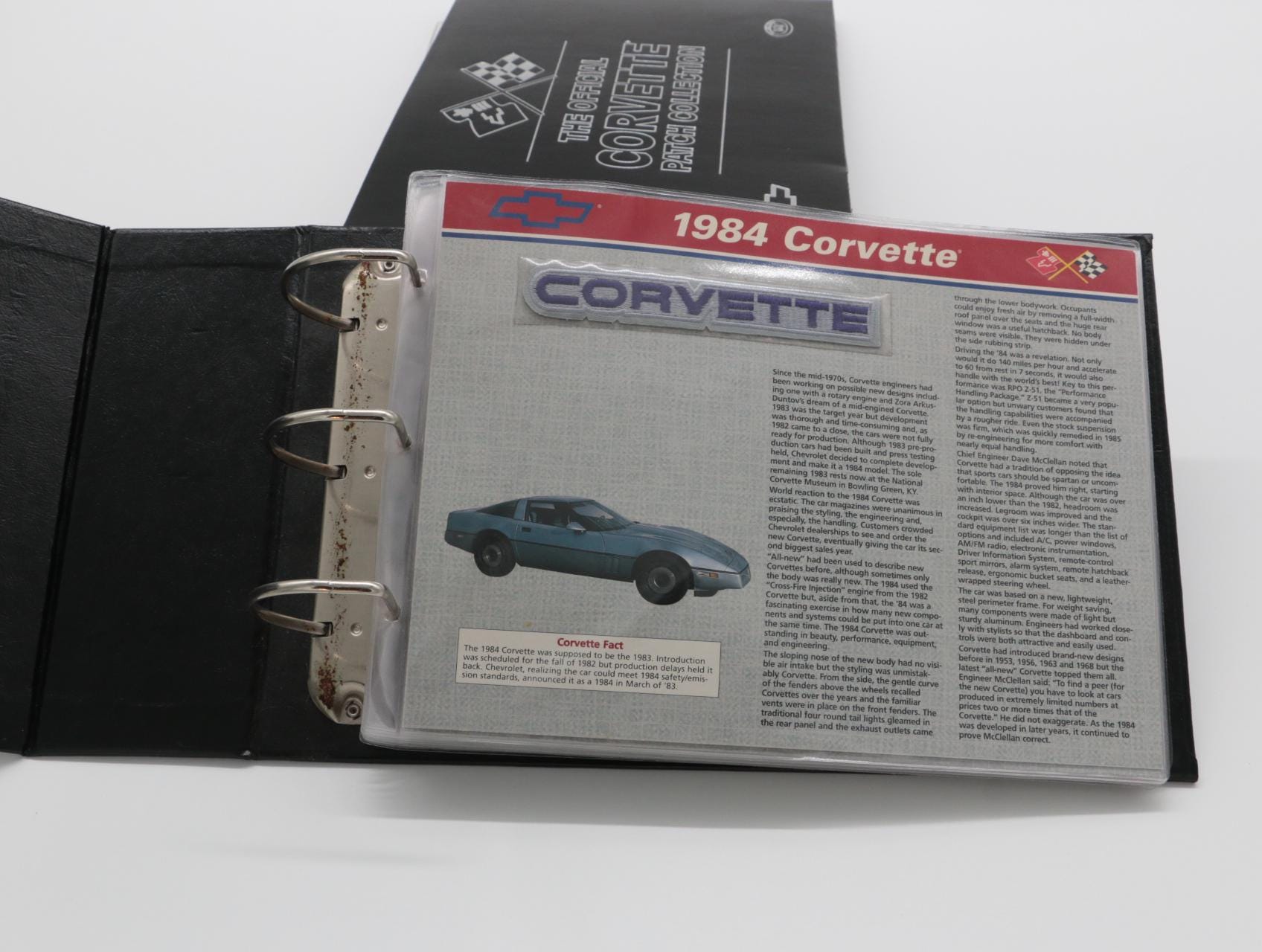Rare Corvette Patch Collection – 32 Official Patches Two Binders
