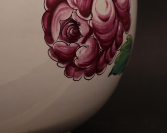 Tiffany & Co. Ceramic Floral Pitcher – Vintage Snake Handle Vessel