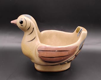 Clemison of California Bird Planter | Vintage Mid Century Pottery