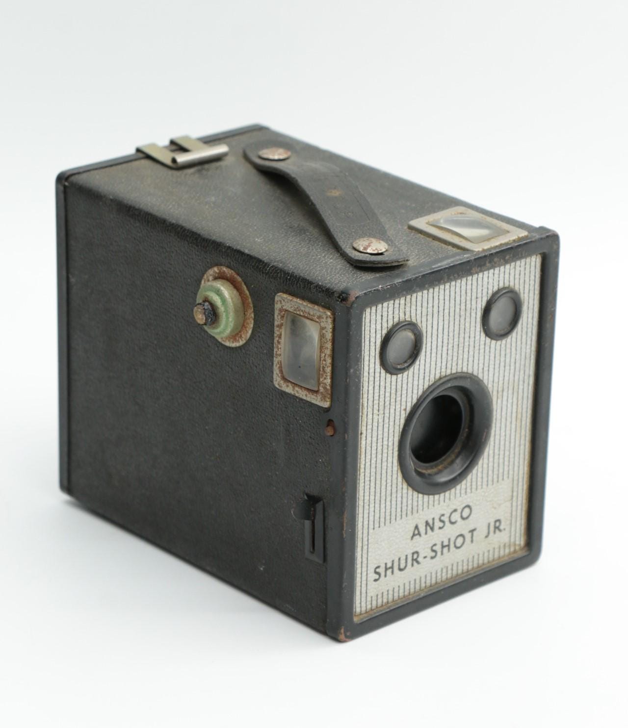 Ansco Metal Box Camera: 1940s Shur-shot Jr. Vintage Film