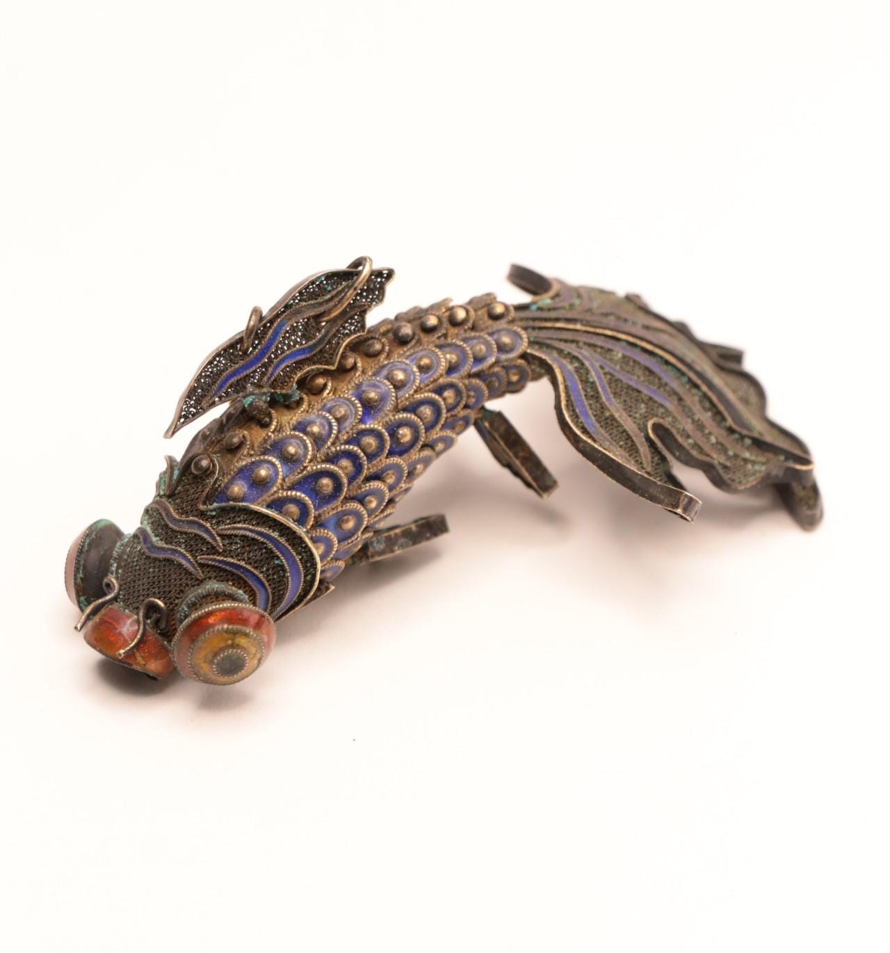 Koi Fish Flexible Charm - Etsy
