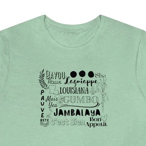 Louisiana French Theme Quotes Tshirt
