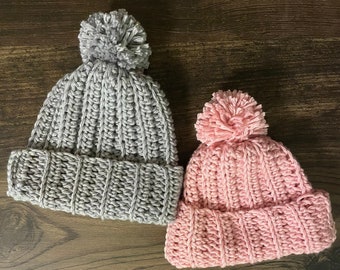 Made to order Crochet Beanie | 0-3m-Adult sizes