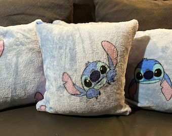 Stitch and Angel Double Sided Fleece Cushions