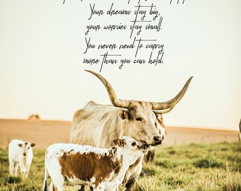 My wish for you // Nursery prayer // Nursery wall art // Western wall art // Western Decor // Digital File // .JPG DOWNLOAD ONLY