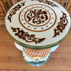 Side Table Creative Personality Art Design, Porcelain Clay Firing, Matte Texture Face-shaped Side Table, Living Room Bedroom Furniture, 2