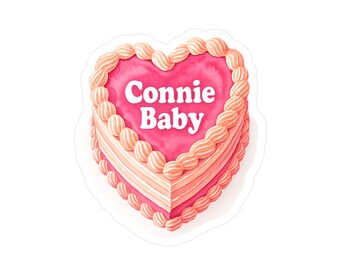Adesivos de vinil Kiss-Cut da Connie Baby, Team Conrad, TSITP | Adesivo de vinil durável para garrafas de água, laptops, diários, livros infantis e muito mais