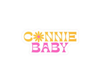 Adesivos de vinil Kiss-Cut da Connie Baby, Conrad Fisher, TSITP | Adesivo de vinil durável para garrafas de água, laptops, Kindles e muito mais