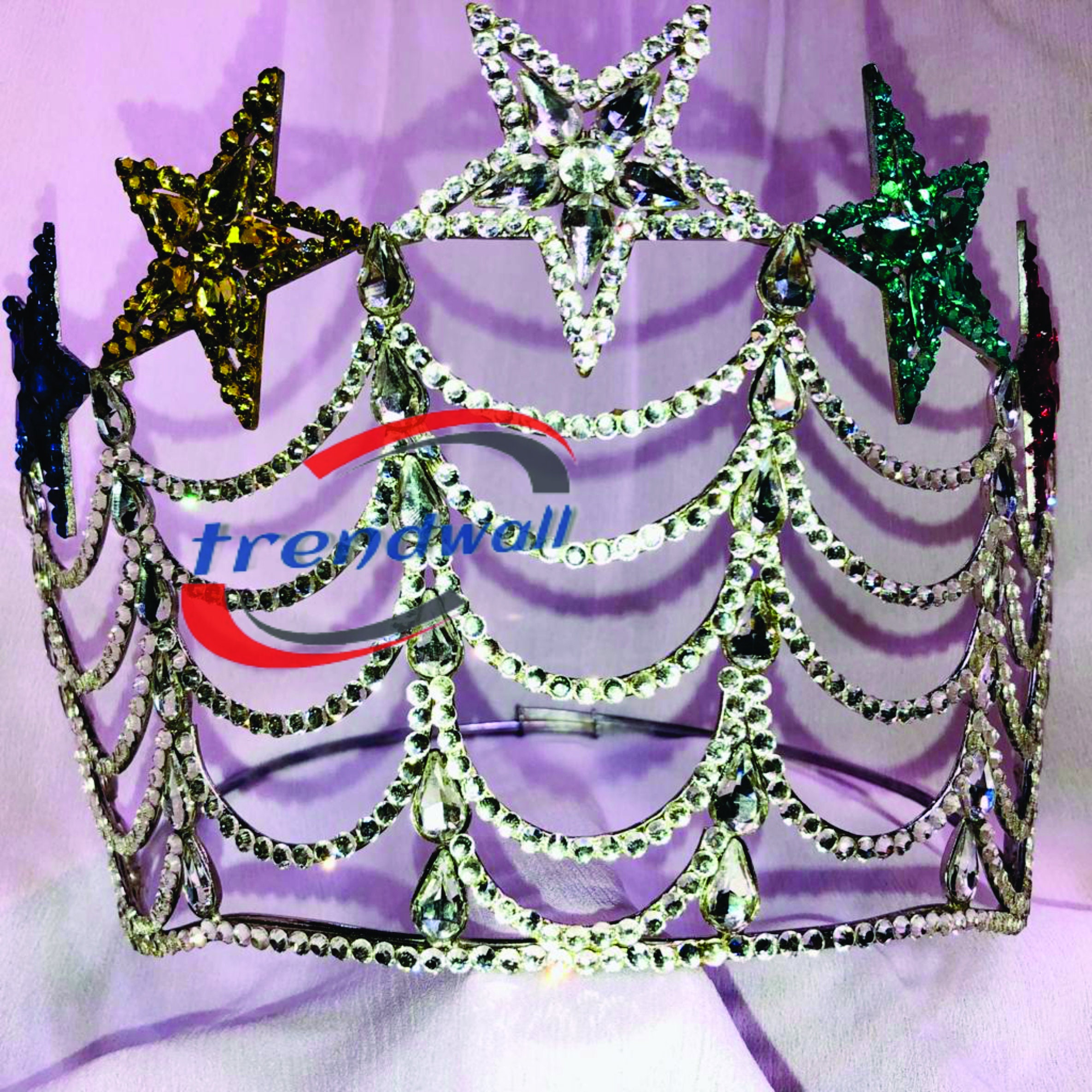 Masonic Associate Matron OES Full Big Size 15cm Tall Crown in Silver ...