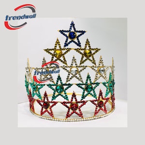 OES Crown, Masonic OES Biggest Size Grand Crown Latest Style in OES Crown Gold Tone Adjustable fitting