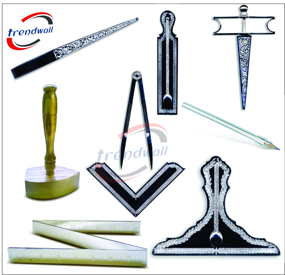 Masonic Freemason Working Tools Full Size Metal Brass Made Best Quality
