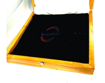 Masonic Freemason Working Tools Full Size Wooden Box Polished inner Black/Blue Velvet, Masonic Tool Box, Masonic Working Tool Box