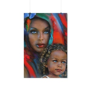 Mother and child Premium Matte Vertical Posters