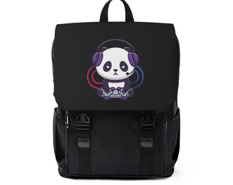 Panda Unisex Casual Shoulder Backpack