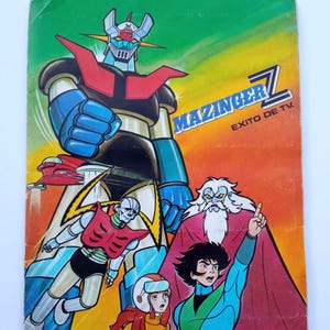 Spectaculair album met stickers, ruilkaarten of kaarten, COMPLEET, van MAZINGER Z, van Pher uit 1978.