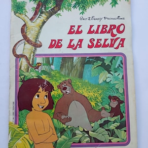 Spectaculair album met stickers, ruilkaarten of kaarten, COMPLEET, van Disney's The JUNGLE BOOK, uitgeverij Panini uit 1981.