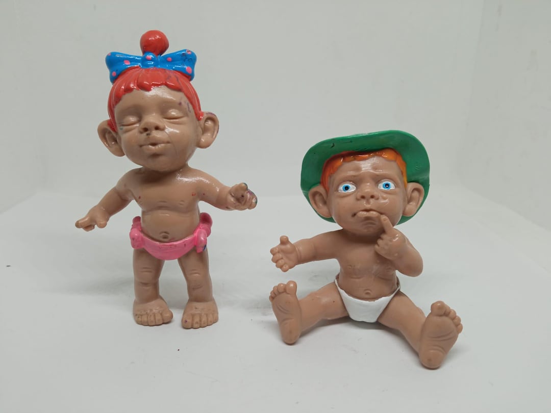 2 Nice MINILAND BABIES Collection Figures From 1993. - Etsy