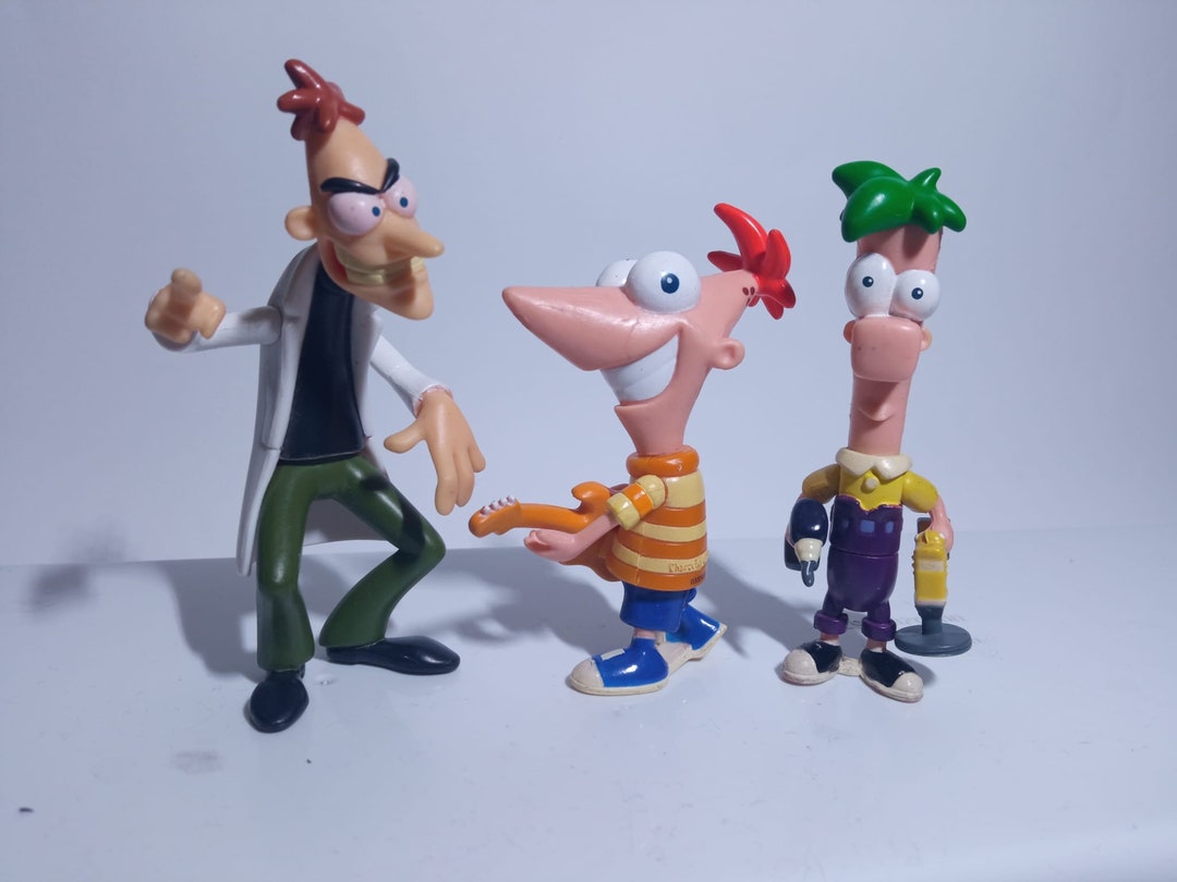 3 Nice Collection Figures of PHINEAS and FERB. - Etsy