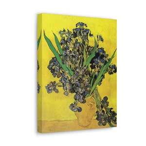 Irises Still Life by Vincent Van Gogh | Floral Wall Décor | Canvas | Home Décor | Van Gogh Printings Print | Canvas Wall Art | READY TO HANG