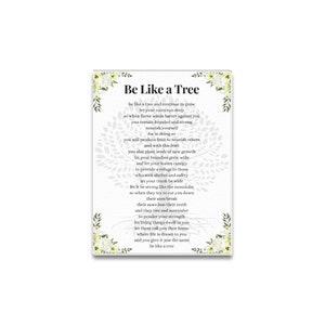 Be Like a Tree | 12&quot;x16&quot; Canvas Print