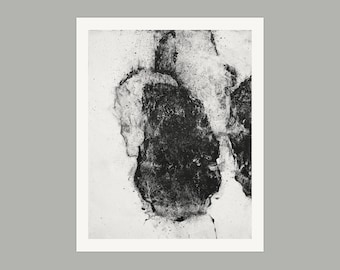 Signed Fine Art Giclée Print, Abstract Minimalist, Canadian Artist Jamie Drouin, Standing Stones 3