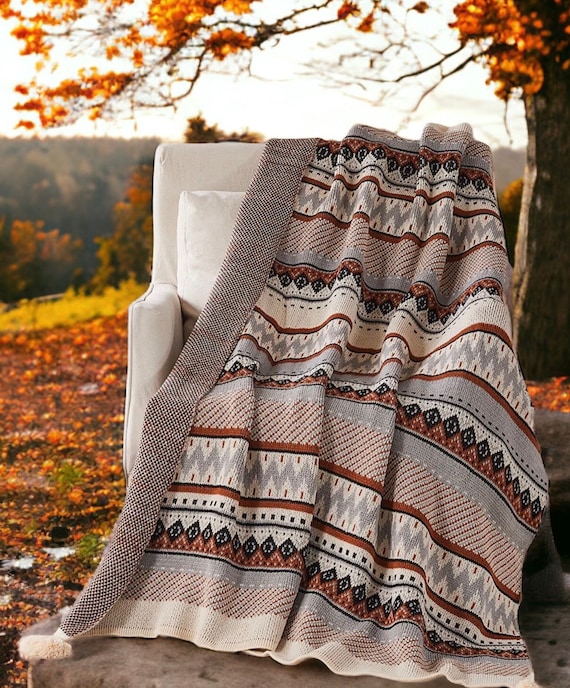 Aztec design blanket sale