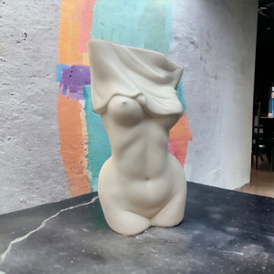 Venus Female Body Sculpture Ceramic Vase