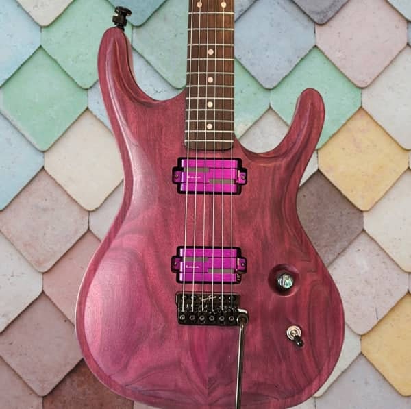 SOLD Purple Heart Wood Guitar - Etsy