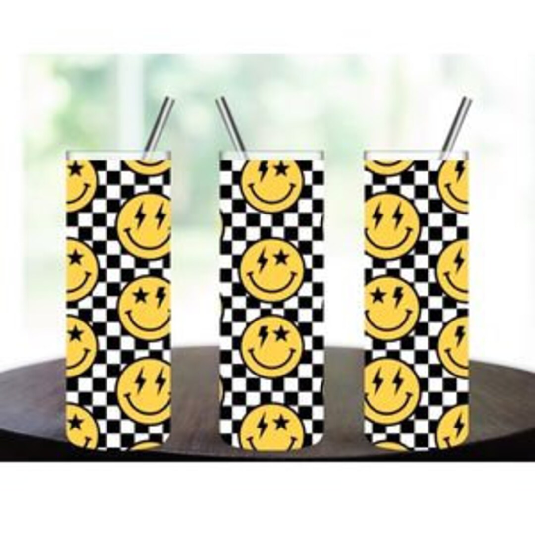 Smile Tumbler 20 Oz Tumbler Gift Tumbler Cute Design Etsy
