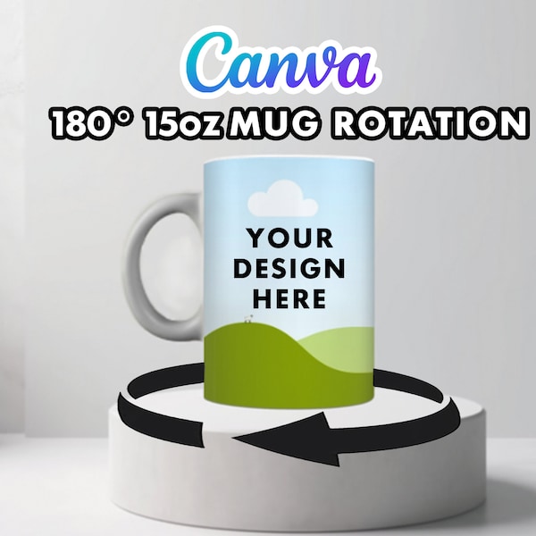 Canva Coffee Mug Template Etsy