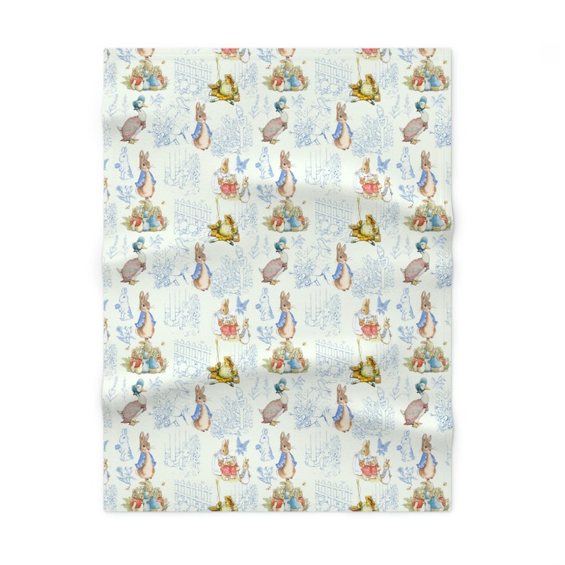 Peter Rabbit Fleece Baby Blanket Etsy