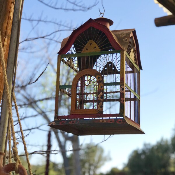 Bird Cage Wall Art Etsy