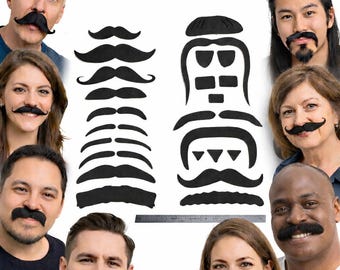 El kit de bigote superdeluxe de Mucho Mustachary