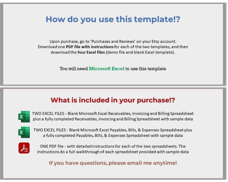 Small Business Accounting Bundle Bookkeeping Revenue and Expense