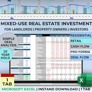 Real Estate Property Template Excel Investment Real Estate Lead Analysis Commercial Financial Pro Forma Residential Development Landlord