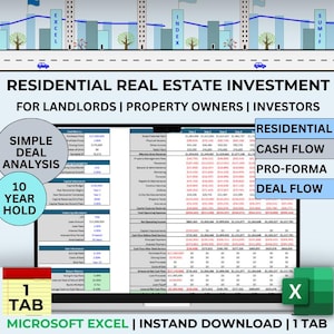 Real Estate Property Template Excel Investment Real Estate Lead Analysis Commercial Financial Pro Forma Residential Development Landlord