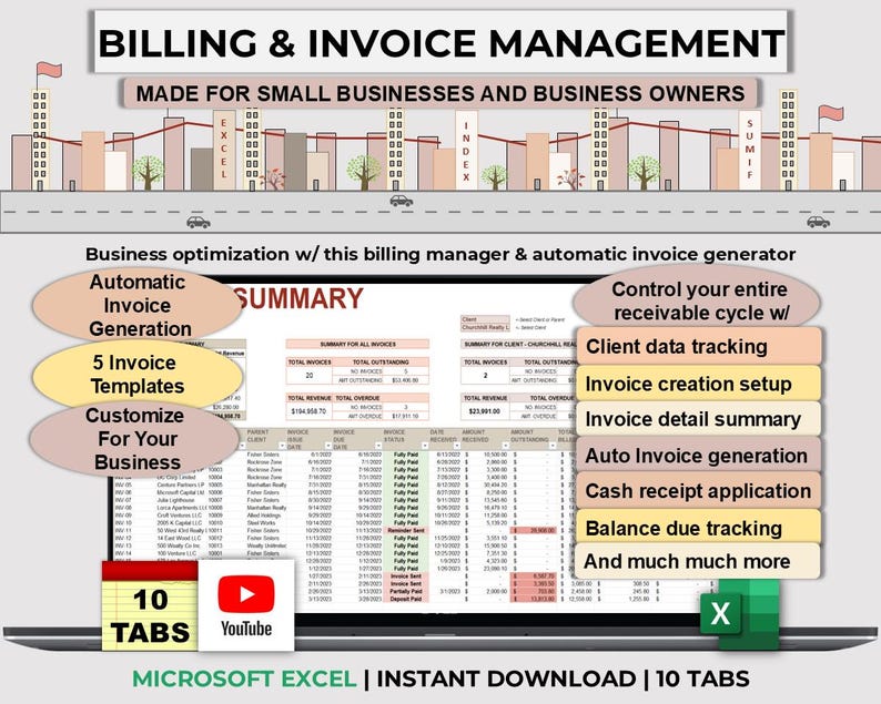Invoice Generator Bill Payment Manager With Automated Invoice Template