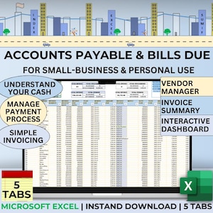 Invoice Tracker Excel Payment Manager Small Business Template Payment Spreadsheet for Client Bill Outstanding Vendor Management Dashboard