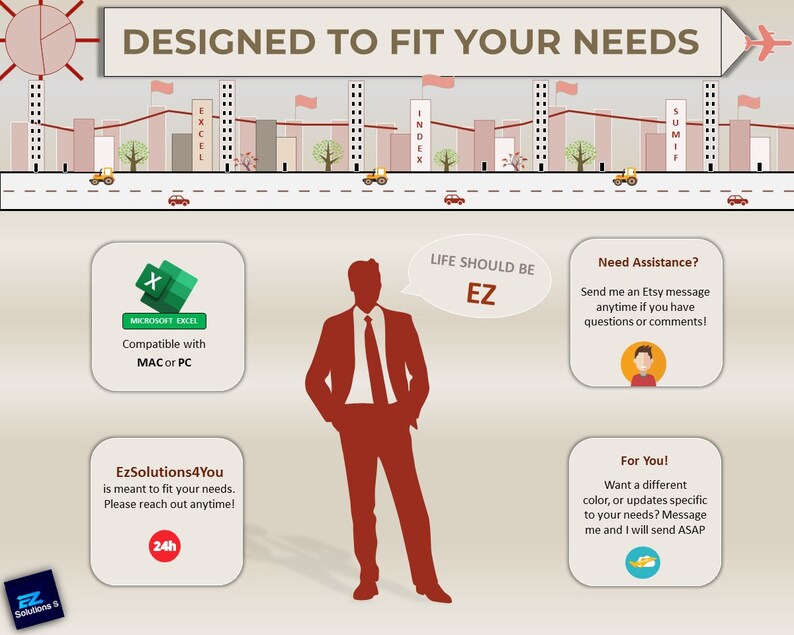Rental and Expense Excel Tracker for Property Management