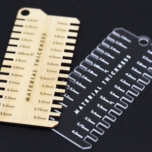 CO2 Laser Cutting Material Thickness Gauge