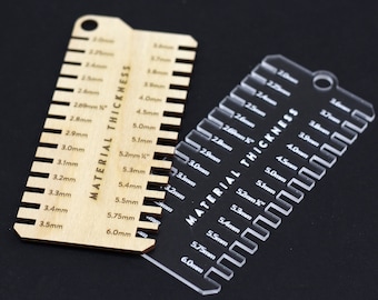 CO2 Laser Cutting Material Thickness Gauge
