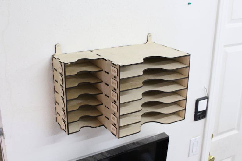 Sand Paper Shelf Storage Box. 2.5mm 1/8 3mm 3.6 4mm Etsy