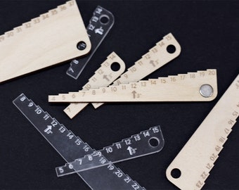 CO2 Laser Cutting & Engraving Focal Depth Step Gauge, Laser Focus Test Piece, Focal Depth Calibration, Laser Material Cutting Distance Tool