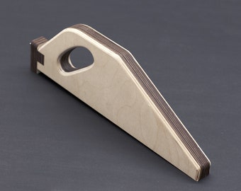 Laser-Cut Push Stick Plans with Adjustable Heel for Table Saws - Files for 3mm to 6mm Laser Cutting Plans
