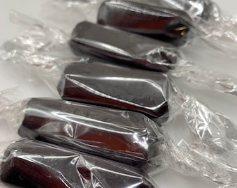 1 Pound Black Licorice Caramels-Homemade-Butter Caramel-Gift-Sweet Treat-Handmade Gift-Anise Flavor