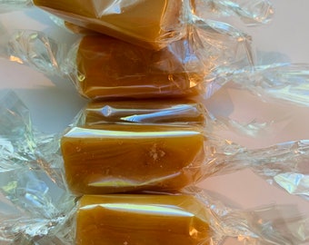 1 Pound Homemade Caramels-Salted Caramel-Sweet Treat-Butter Caramel-Homemade Sweets-Gift